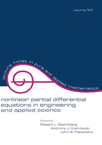 Bild vom Artikel Nonlinear Partial Differential Equations in Engineering and Applied Science vom Autor 