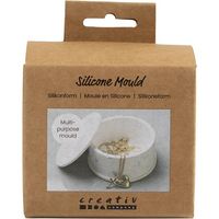 Produktbild: Creativ Company Silikonform, Vorratsglas mit Deckel, H 4,5 cm, D 7,5 cm, 150 g, 1 Stk