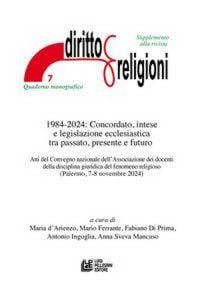 Produktbild: 1984-2024: Concordato, intese e legislazione ecclesiastica tra passato, presente e futuro