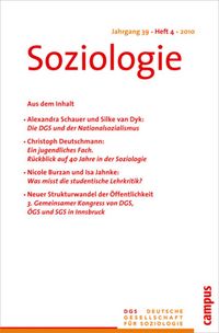Produktbild: Soziologie 4.2010
