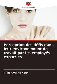 Produktbild: Perception des d&eacute;fis dans leur environnement de travail par les employ&eacute;s expatri&eacute;s