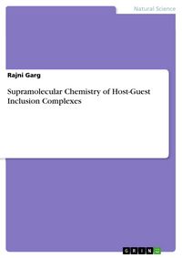 Produktbild: Supramolecular Chemistry of Host-Guest Inclusion Complexes