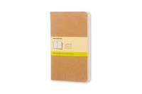 Produktbild: Moleskine Cahier large blanko packpapierbraun DIN A5. 3er Pack