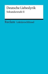 Produktbild: Deutsche Liebeslyrik. Sekundarstufe II