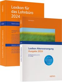 Produktbild: Buchpaket Lexikon f&uuml;r das Lohnb&uuml;ro und Lexikon Altersversorgung 2024
