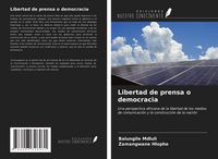 Produktbild: Libertad de prensa o democracia