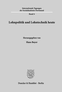 Produktbild: Lohnpolitik und Lohntechnik heute.