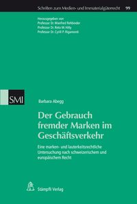 Produktbild: Der Gebrauch fremder Marken im Gesch&auml;ftsverkehr