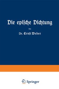 Produktbild: Die epische Dichtung