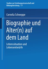 Produktbild: Biographie und Alter(n) auf dem Land