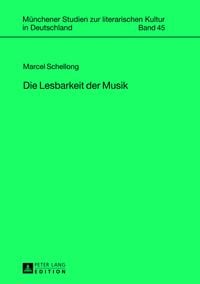 Produktbild: Die Lesbarkeit der Musik