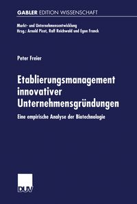 Produktbild: Etablierungsmanagement innovativer Unternehmensgr&uuml;ndungen