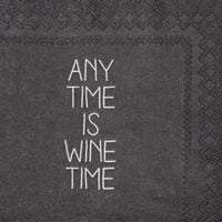 Produktbild: R&auml;der Vino Serviette Any time is wine time