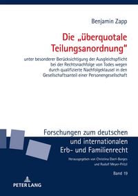 Produktbild: Die &bdquo;&uuml;berquotale Teilungsanordnung&ldquo;