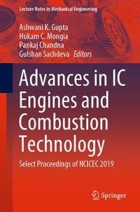 Produktbild: Advances in IC Engines and Combustion Technology