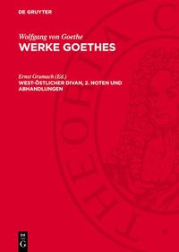 Produktbild: West-&ouml;stlicher Divan, 2. Noten und Abhandlungen