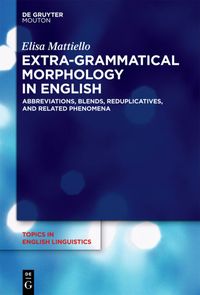 Produktbild: Extra-grammatical Morphology in English