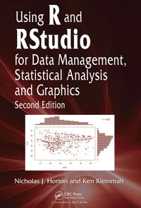 Produktbild: Using R and RStudio for Data Management, Statistical Analysis, and Graphics