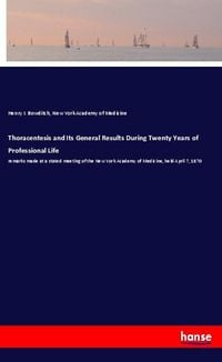 Produktbild: Thoracentesis and Its General Results During Twenty Years of Professional Life