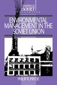 Produktbild: Environmental Management in the Soviet Union