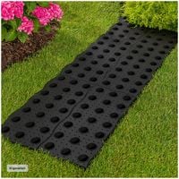 Produktbild: HTI-Living Gehwegplatten Set aus Kunststoff 4 teilig wetterfest f&uuml;r Gartenwege