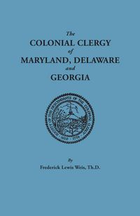 Produktbild: Colonial Clergy of Maryland, Delaware and Georgia