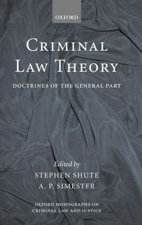 Produktbild: Criminal Law Theory