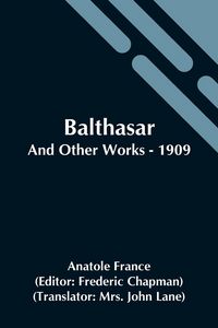Produktbild: Balthasar; And Other Works - 1909
