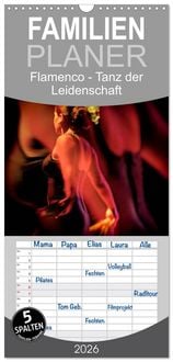 Produktbild: Familienplaner 2026 - Flamenco - Tanz der Leidenschaft mit 5 Spalten (Wandkalender, 21 x 45 cm) CALVENDO