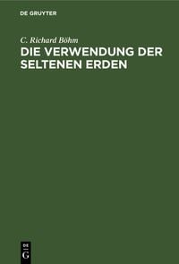 Produktbild: Die Verwendung der seltenen Erden