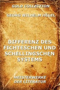 Produktbild: Differenz des Fichteschen und Schellingschen Systems