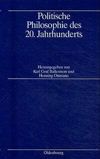 Produktbild: Politische Philosophie des 20. Jahrhunderts