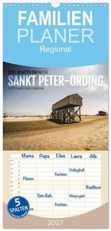 Produktbild: Familienplaner 2027 - Sankt Peter-Ording. Licht, Schatten und Natur mit 5 Spalten (Wandkalender, 21 x 45 cm) CALVENDO