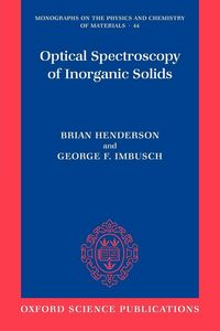 Produktbild: Optical Spectroscopy of Inorganic Solids