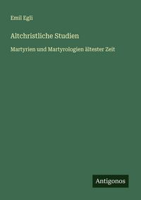 Produktbild: Altchristliche Studien