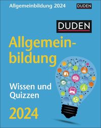 Bild vom Artikel Duden Allgemeinbildung Tagesabreißkalender 2024. Abreißkalender 2024 zum Aufstellen oder Aufhängen. vom Autor Thomas Huhnold