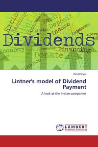 Produktbild: Lintner's model of Dividend Payment