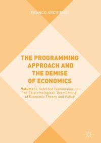 Produktbild: The Programming Approach and the Demise of Economics