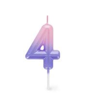 Produktbild: Legami Geburtstagskerze - Happy Birthday - Pink - 4