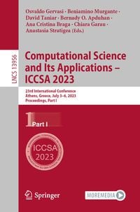 Produktbild: Computational Science and Its Applications &ndash; ICCSA 2023