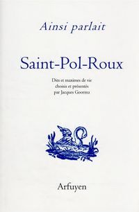Produktbild: Ainsi parlait Saint-Pol-Roux