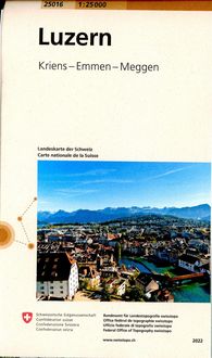 Swisstopo 1 : 25 000 Luzern Bundesamt für Landestopografie swisstopo