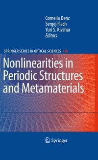Produktbild: Nonlinearities in Periodic Structures and Metamaterials