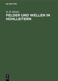 Produktbild: Felder und Wellen in Hohlleitern