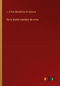 Produktbild: De la droite mani&egrave;re de vivre