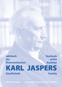 Bild vom Artikel Jahrbuch der Österreichischen Karl-Jaspers-Gesellschaft 22/2009 vom Autor Karl-Jaspers-Gesellschaft