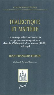 Bild vom Artikel Dialectique et matiere vom Autor Jean-Fran\ois Filion Jean-Fran\ois Filion