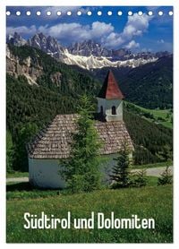 Produktbild: S&uuml;dtirol und Dolomiten (Tischkalender 2026 DIN A5 hoch), CALVENDO Monatskalender