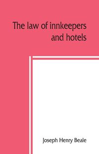 Produktbild: The law of innkeepers and hotels