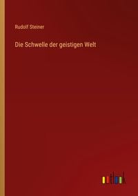 Produktbild: Die Schwelle der geistigen Welt